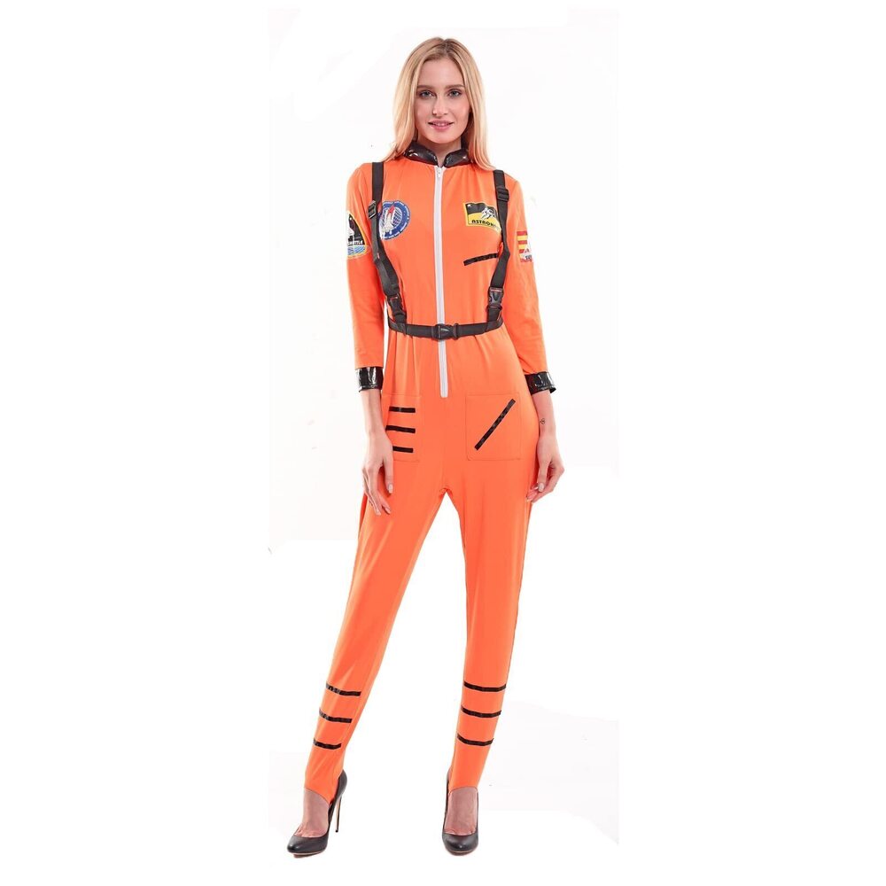 9650 Astronaut Jumpsuit Halloween Costumes Adult Sexy Space Suit Cosmic